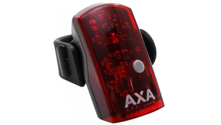 Lampka tylna Axa greenline 1-LED z możliwością ładowania przez USB na karcie
