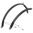 Mosiężne łożysko m-wave mud max ii f+r zestaw błotników 28 plastikowych czarnych 45 mm.