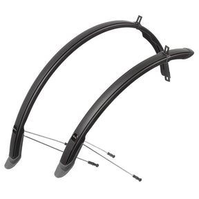 Mosiężne łożysko m-wave mud max ii f+r zestaw błotników 28 plastikowych czarnych 45 mm.