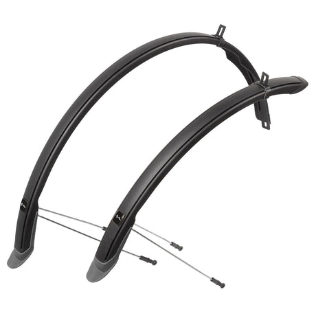 Mosiężne łożysko m-wave mud max ii f+r zestaw błotników 28 plastikowych czarnych 45 mm.