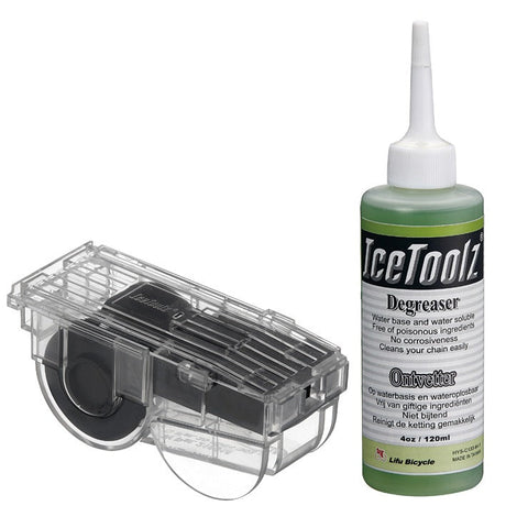 Buzaglo icetoolz c211 środek do czyszczenia łańcucha + odtłuszczacz 4 uncje • 120 ml przezroczysty