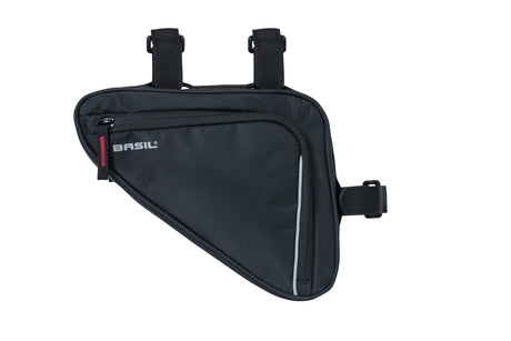 Basil Sport Design Frametas M - Czarna torba rowerowa - 1,7L - Woda -powtórka - Montaż na rzep