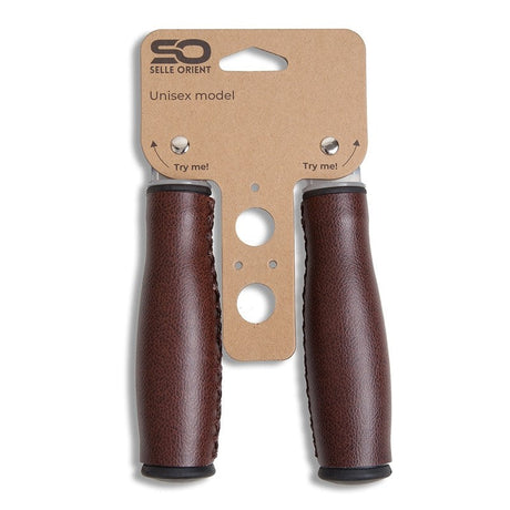 Selle Orient rowerowe rowerowe 135 mm brązowa sztuczna skóra