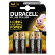 Bateria Duracell plus zasilanie MN1500 LR6 AA na 4 na mapie