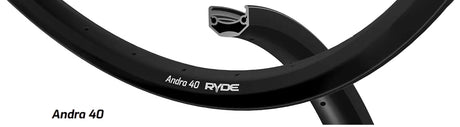 Ryde b.v. felga 26' - 14 andra40 26'-559 cnc czarna 36 gts.