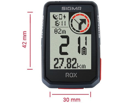 Sigma ROX 2.0 GPS SW SWO Stand Simple Holder + USB-C Kabel ładujący