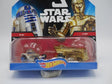 Samochód Mattel Star Wars r2-d2 wraz z c-3po