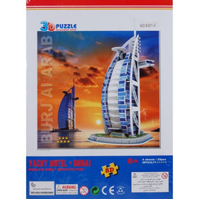 Puzzle 3D Van der Doelen - hotel jachtowy w Dubaju - 25 elementów
