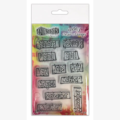 Ranger Ink Ranger • Dylusions Diddy Clear Stemple pakowane co miesiąc