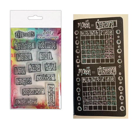 Ranger Ink Ranger • Dylusions Diddy Clear Stemple pakowane co miesiąc