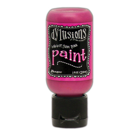 Ranger Ink Ranger • Dylusions Paint Butelka z klapką, guma balonowa, różowa 29ml