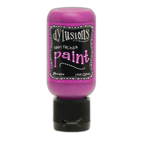 Ranger Ink Ranger • Butelka z farbą dylusions z klapką w kolorze funky fuksja 29ml