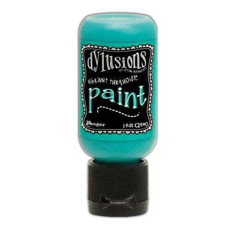 Ranger Ink Ranger • butelka z farbą dylusions z klapką w kolorze żywego turkusu 29ml