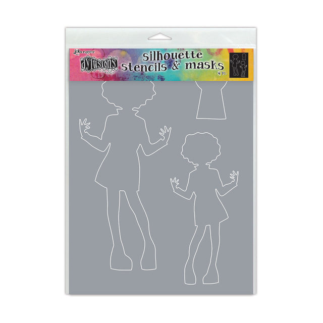 Ranger Ink Ranger • Dylusions szablon sylwetki Maisie