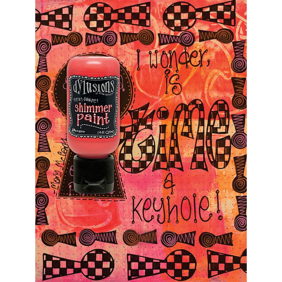 Ranger Ink Ranger • Dylusions Shimmer Farba Fiery Sunset 29ml
