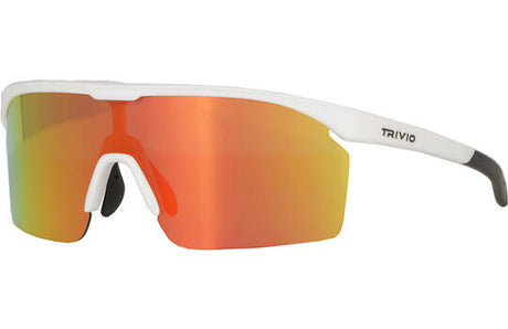 Trivio - okulary rowerowe Noa White Revo Red z ekstra przezroczystymi soczewkami