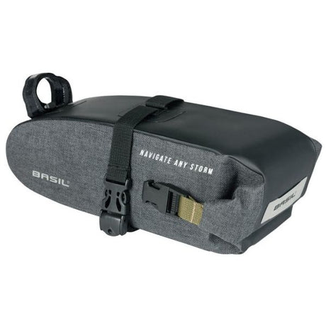 Basil Navigator Storm Saddle Bag - kompaktowa torba rowerowa - unisex - rower - czarny