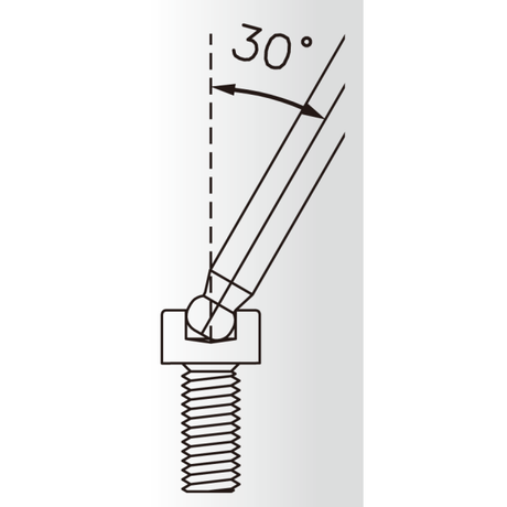Klucz dwustronny Icetoolz (buzaglo) icetoolz 7m30 - klucze sześciokątne 3 mm