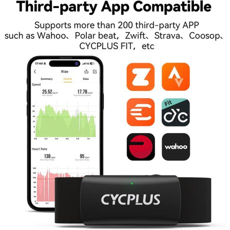 Czujnik tętna Cyclplus h2 (pas piersiowy)
