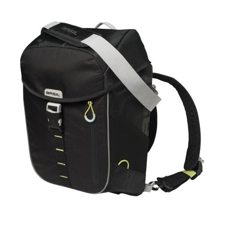 Basil Miles Dawipack - Sportowa torba rowerowa - Unisex - Czarna wapno