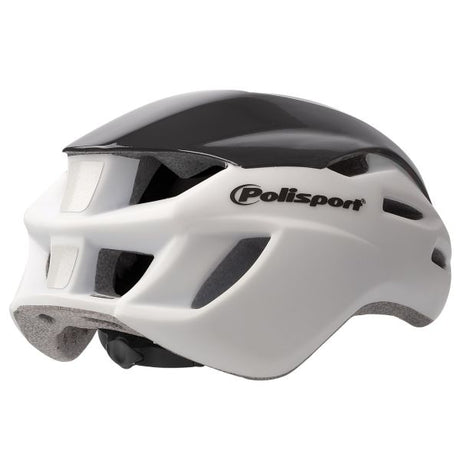 Kask Polisport Aero Road matowy biały połysk czarny żółty L 58-61cm