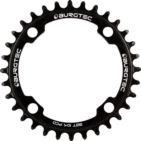 Cienka tarcza Burgtec o grubości 104 mm bcd do shimano