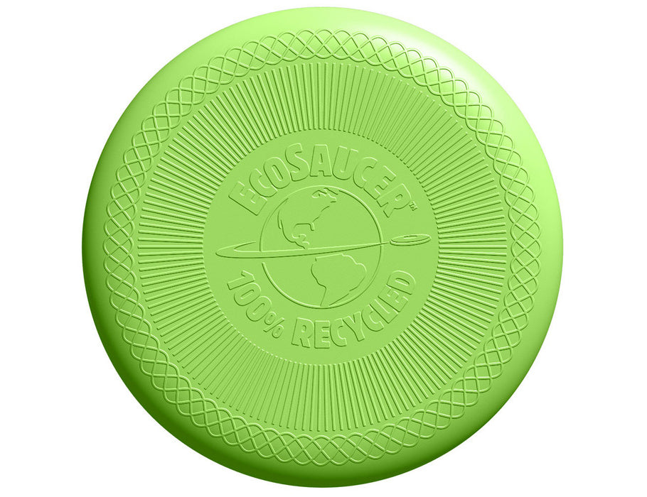 Zielone zabawki frisbee - latające - dysk - z recyklingu