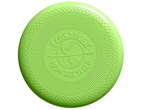 Zielone zabawki frisbee - latające - dysk - z recyklingu