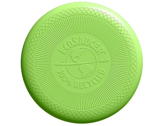 Zielone zabawki frisbee - latające - dysk - z recyklingu