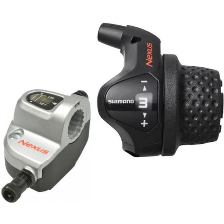 Turner 3 Speed Shimano Nexus SL -3S41E z kablami i ClickBox - czarny (opakowanie w miejscu pracy)
