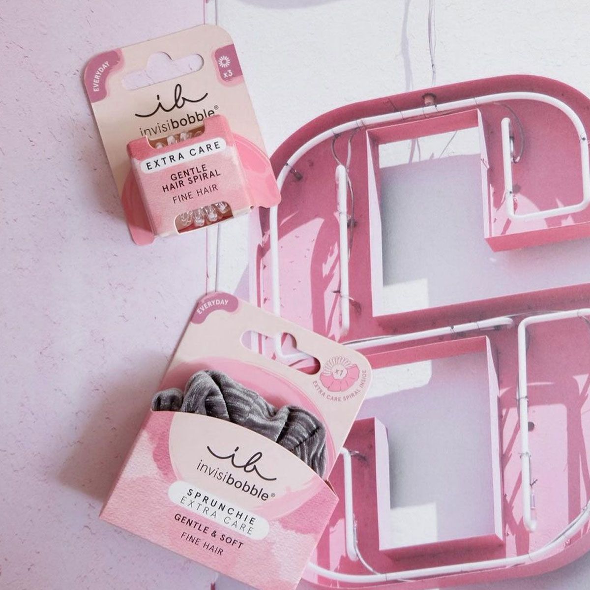 Invisibobble Extra Care Delikatne, krystalicznie czyste, 3 sztuki