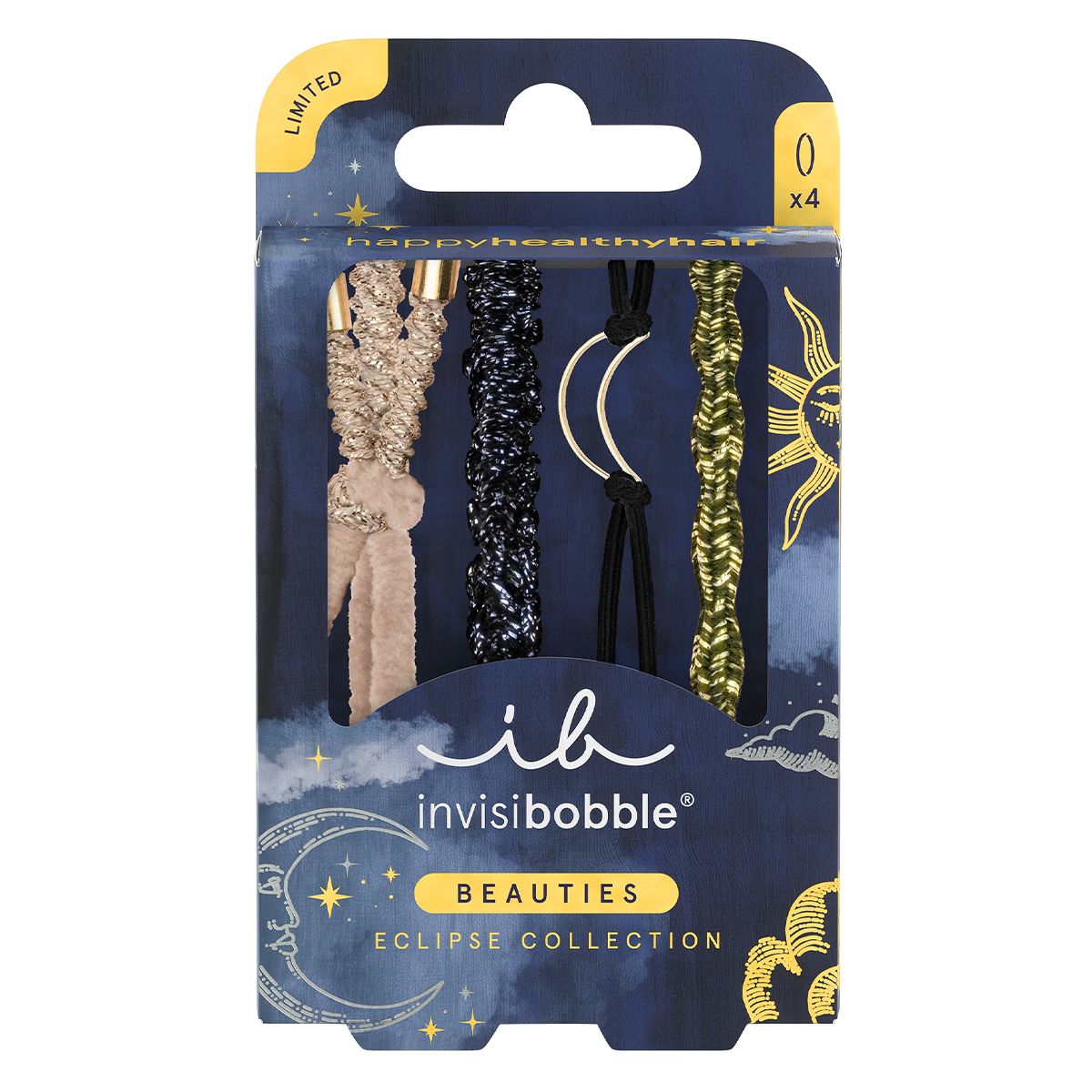 Invisibobble piękności Eclipse Shadowshine 4szt.