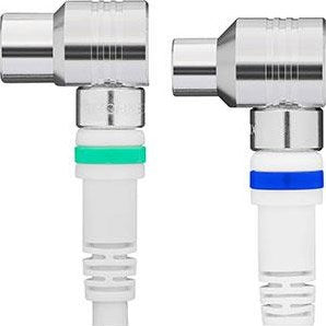 Enzo technetics kabel koncentryczny 1,5 m, kompletna wtyczka kątowa - 2075010
