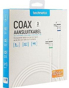 Enzo technetics kabel koncentryczny 3m, kompletna wtyczka kątowa - 2075020