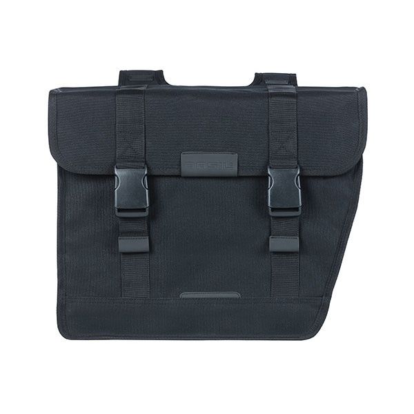 Basil Kavan Eco Classic 46L podwójna torba rowerowa Czarna