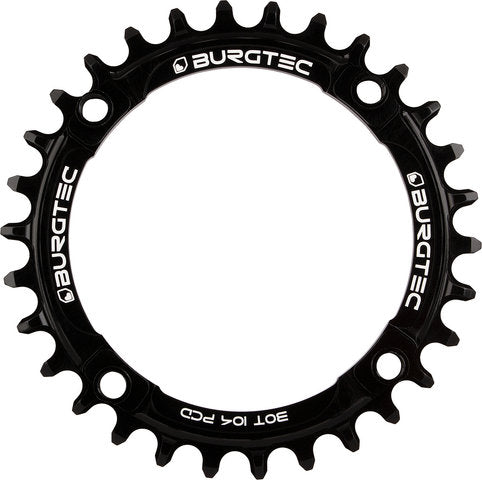 Cienka tarcza Burgtec o grubości 104 mm bcd do shimano