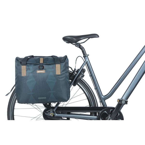 Basil Elegance Rower Shopper, Wybierz zielony, unisex, stadfiety, nieruchomość
