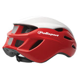 Kask Polisport Aero Road matowy czerwony połysk biały czarny L 58-61cm