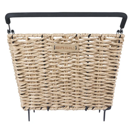 Basil Kosz rowerowy cento rattan look multi system 40 x 25 x 12 cm - trawa morska
