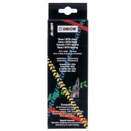 BF1001A Ketting Union 810 1 2x1 32x116 - Łańcuch rowerowy 116 Linki - Czarny