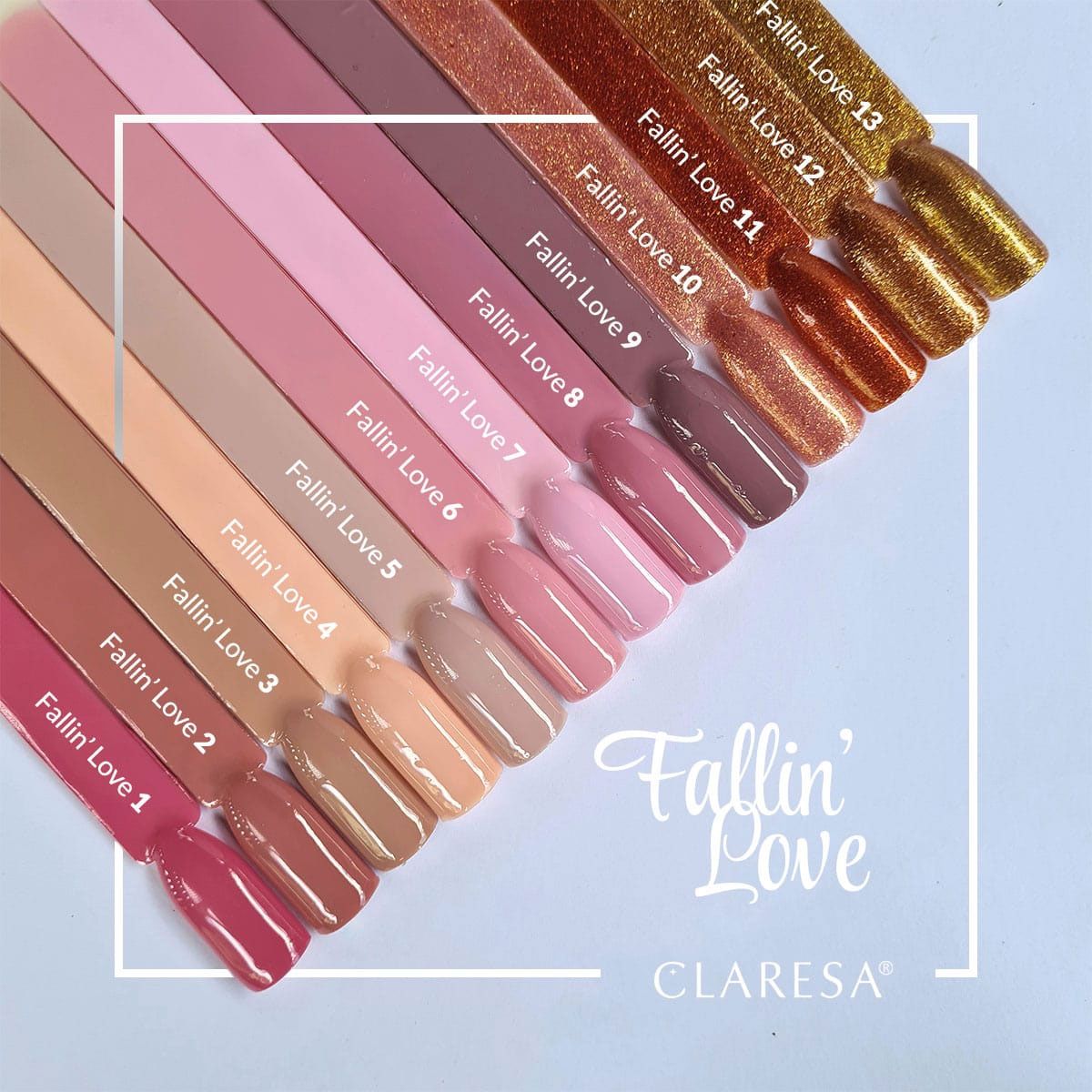 Claresa Lakier Żelowy UV LED 5ml Fallin' Love 7