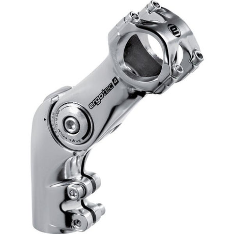 Ergotec STEM Octopus do przodu 50 Regulowane Ø28,6 110 31,8 mm srebro