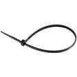 Opaski krawatowe 200 x 3,6mm (100 sztuk) - czarne