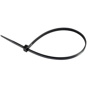 Opaski krawatowe 200 x 3,6mm (100 sztuk) - czarne
