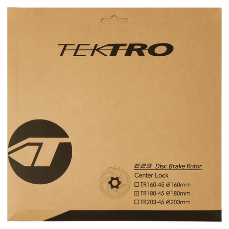 Tarcza hamulcowa Tektro tr180-45 ø180x2,3mm, centerlock, srebrna