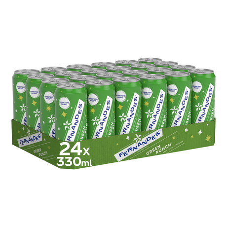 Zielona puszka ponczu Fernandes (24x 33cl)