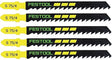 Akcesoria Festool Brzeszczot do wyrzynarek s 105 4 5 - 204315