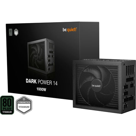 Bądź cicho! Zasilacz modułowy Dark Power 14 o mocy 1000 W (czarny, 1x 12v-2x6, 4x pcie)