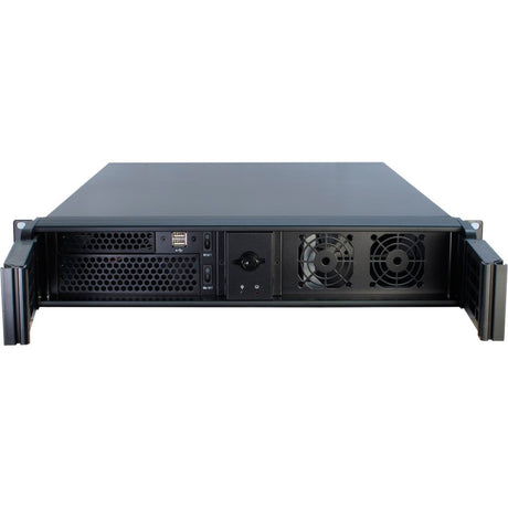 Obudowa rack Inter-tech 2u-2098-sl (czarna | 2x USB-A)
