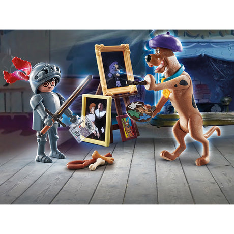 Playmobil Scooby Doo! - przygoda z zabawkami konstrukcyjnymi z czarnym rycerzem (70709)